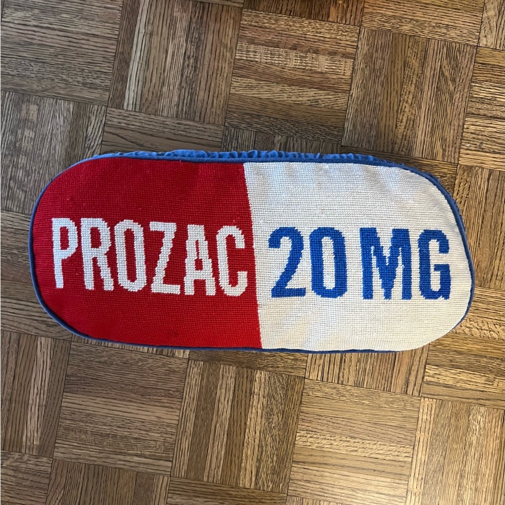 PRESCRIPTION PROZAC PILLOW